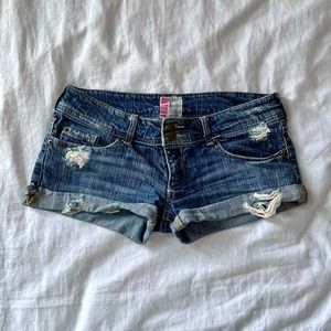 Denim Short Shorts
